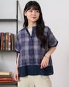 GoldenBear ゴールデンベア チェック切替シャツ