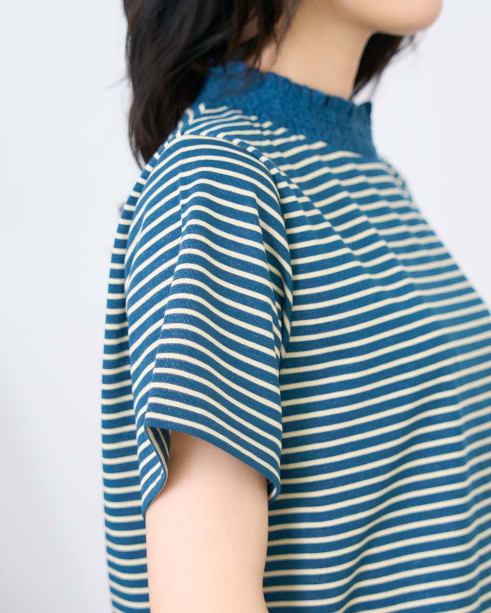QUEEN SIZEハイネックボーダーTシャツ | ゴールデンベアストア