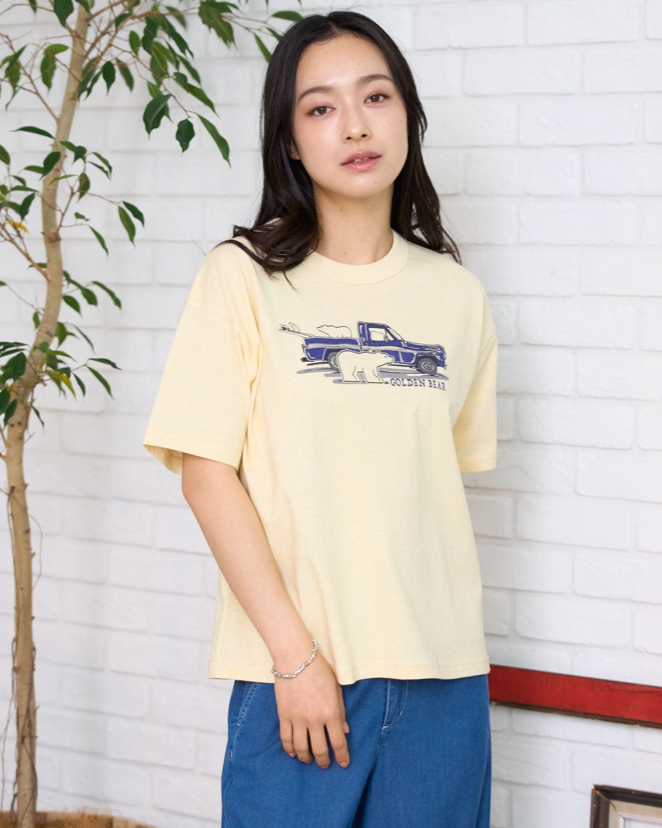 GoldenBear ゴールデンベア GB天竺ベアグラフィックTシャツ