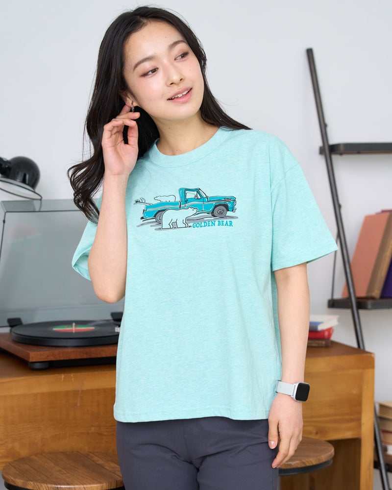 GoldenBear ゴールデンベア GB天竺ベアグラフィックTシャツ