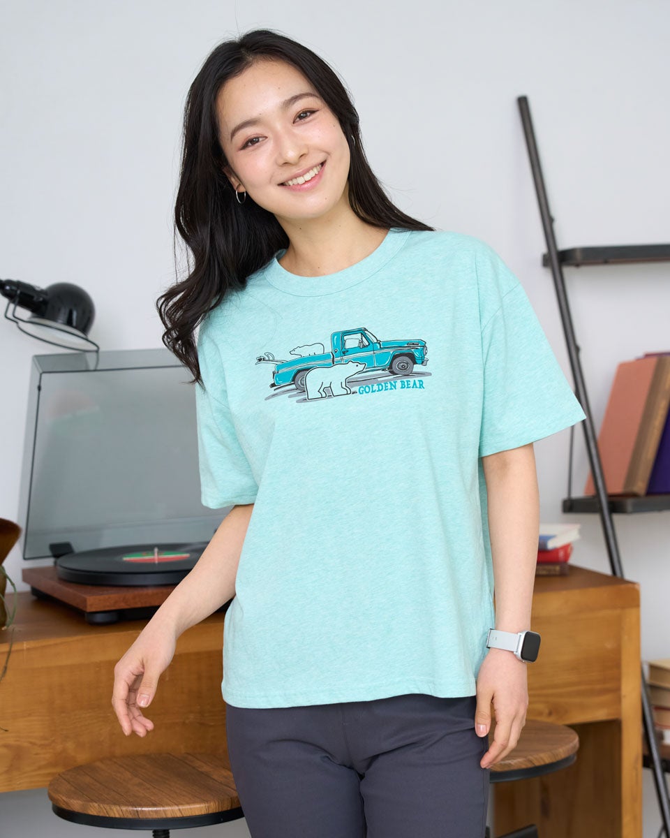 QUEEN SIZEGB天竺ベアグラフィックTシャツ | ゴールデンベアストア