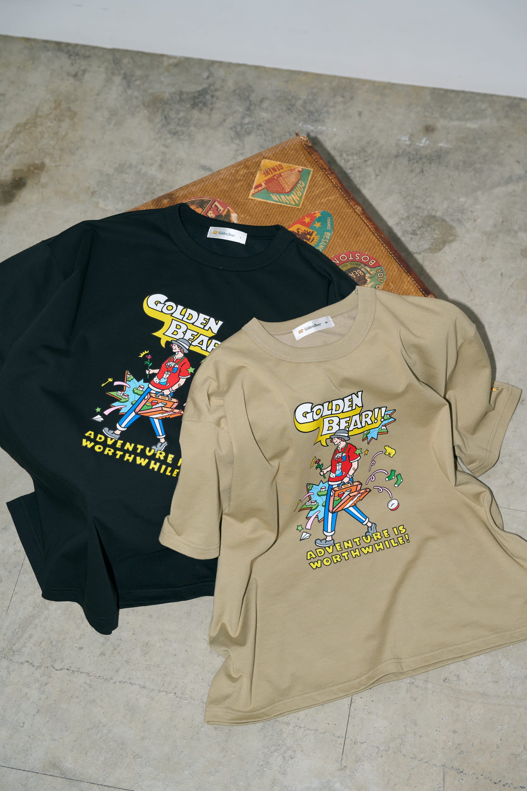GILDAN DOGMATIC The GazettE 海外限定 Golden BearプリントTシャツ/YUTAKA NOJIMAコラボレーション