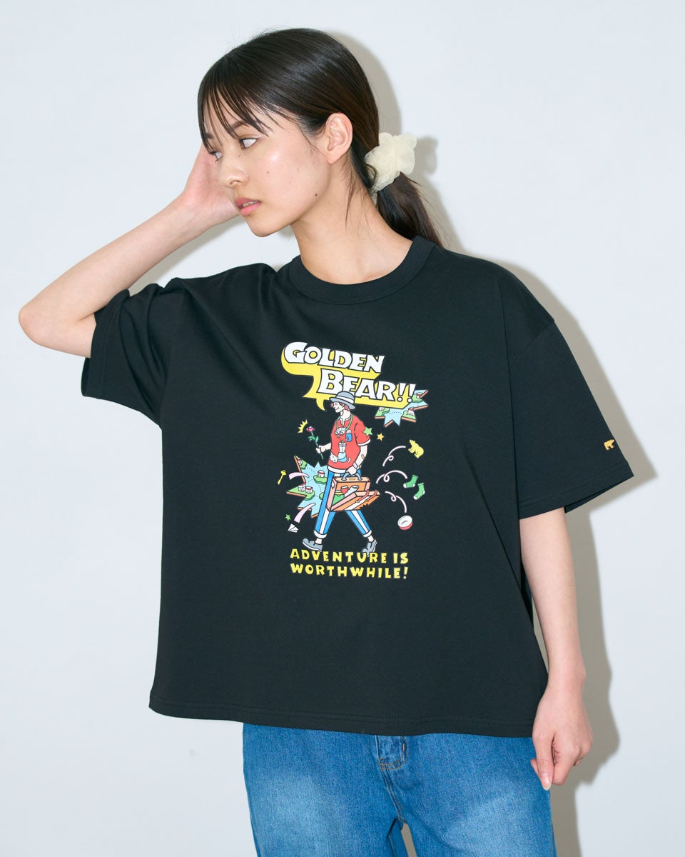 Golden BearプリントTシャツ/YUTAKA NOJIMAコラボレーション