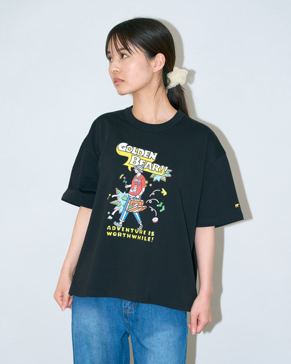 Golden BearプリントTシャツ/YUTAKA NOJIMAコラボレーション