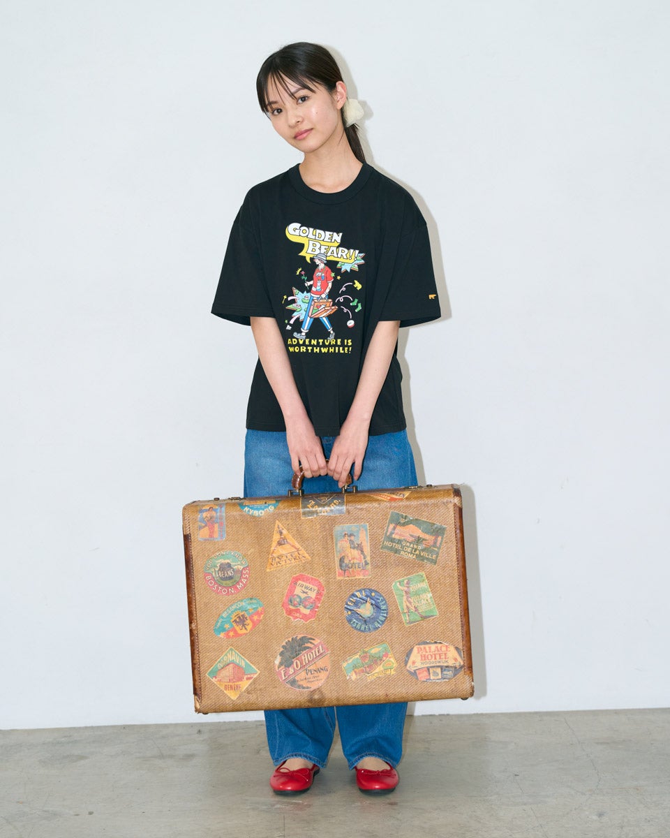 Golden BearプリントTシャツ/YUTAKA NOJIMAコラボレーション