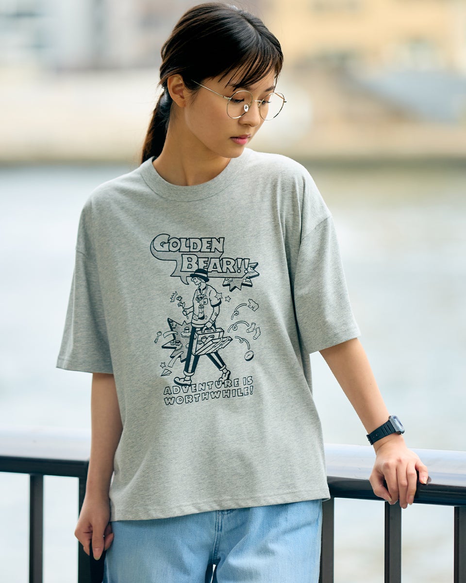 新品タグつき☆アパルトモンGOLDEN  GG LOGO Tシャツ Golden BearプリントTシャツ/YUTAKA NOJIMAコラボレーション