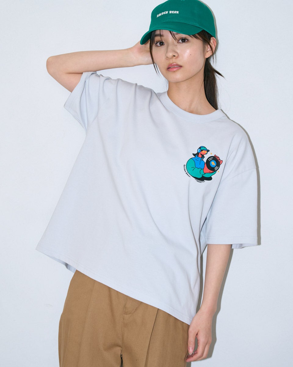 GoldenBear ゴールデンベア プリントTシャツ/サトウリョウタロウ コラボレーション