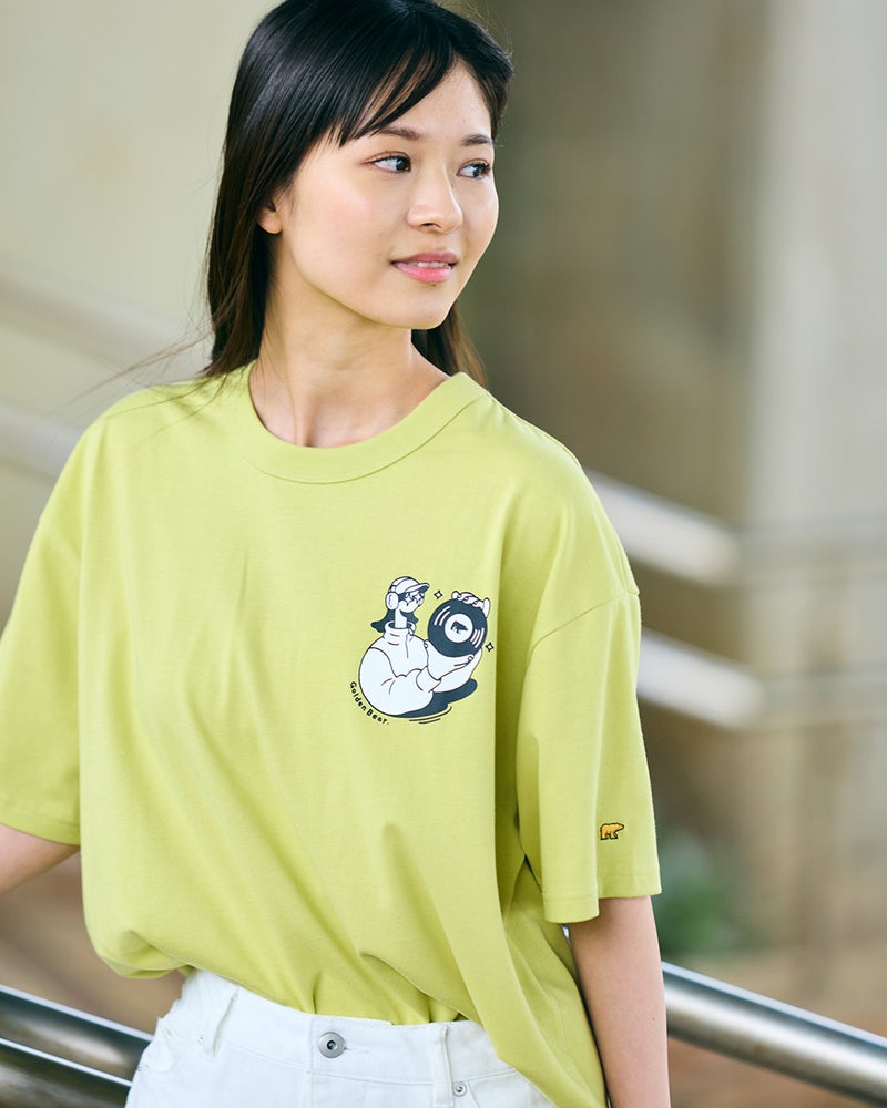 GoldenBear ゴールデンベア プリントTシャツ/サトウリョウタロウ コラボレーション