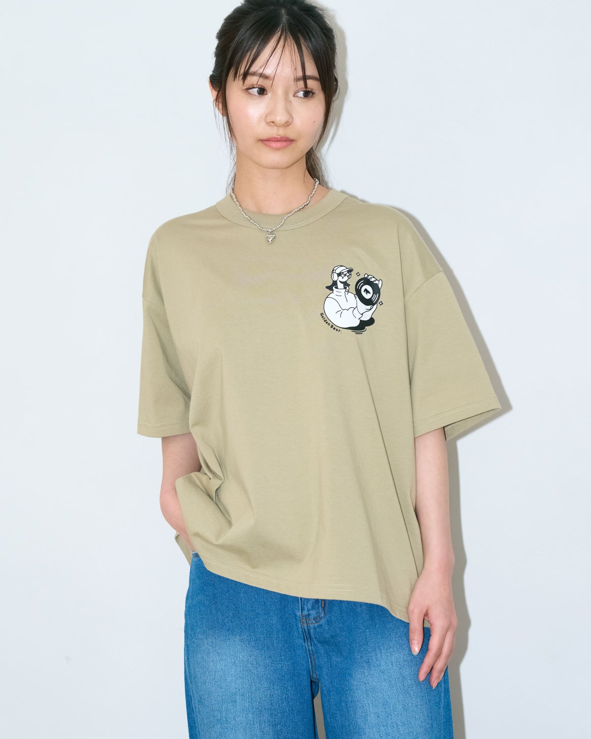 GoldenBear ゴールデンベア プリントTシャツ/サトウリョウタロウ コラボレーション