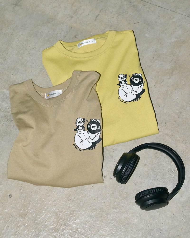 GoldenBear ゴールデンベア プリントTシャツ/サトウリョウタロウ コラボレーション