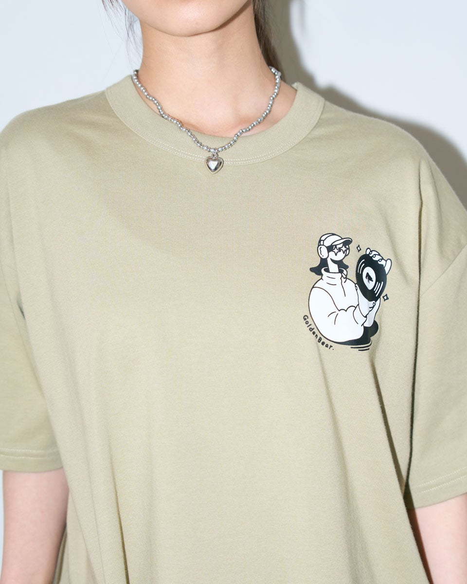 GoldenBear ゴールデンベア プリントTシャツ/サトウリョウタロウ コラボレーション