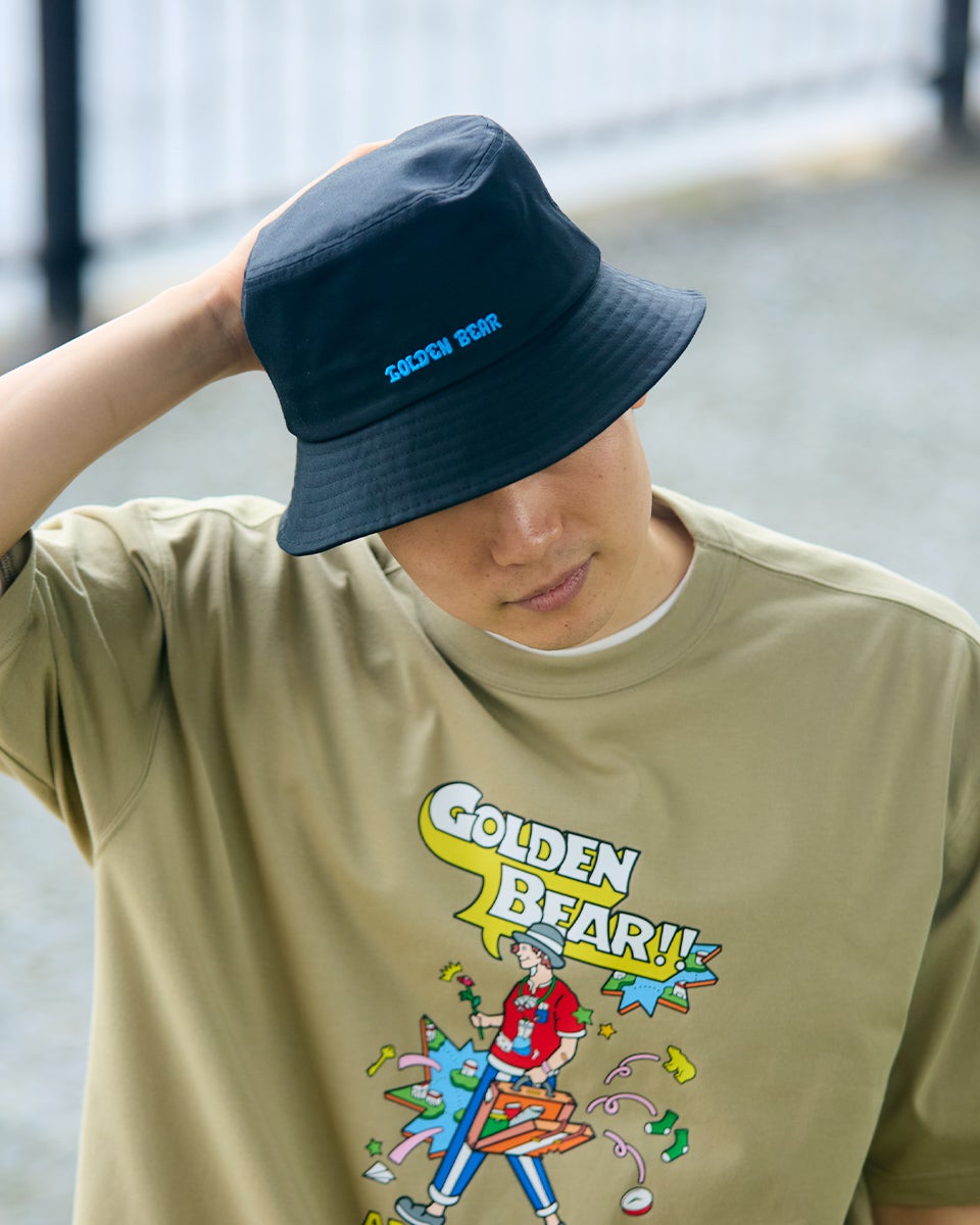 Golden Bear　ゴールデンベア　ロゴバケットハット/YUTAKA NOJIMAコラボレーション