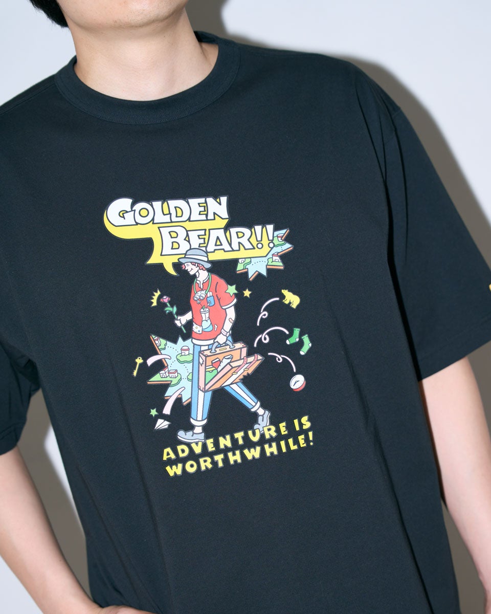 Golden BearプリントTシャツ/YUTAKA NOJIMAコラボレーション