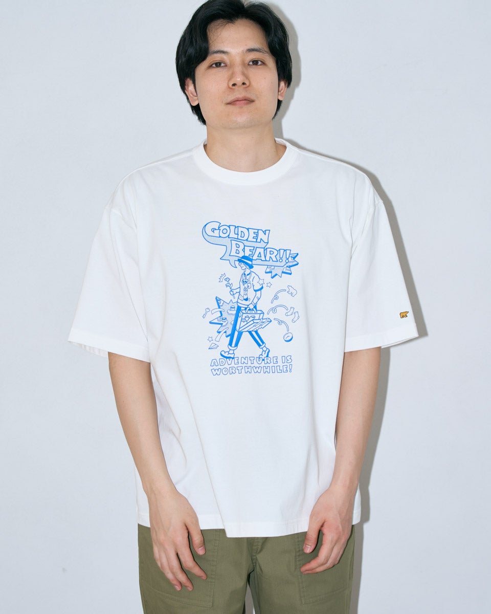 新品　前後ふぁっく! ベアーシャツ襟Tシャツ White Label襟付きシャツ | ゴールデンベアストア