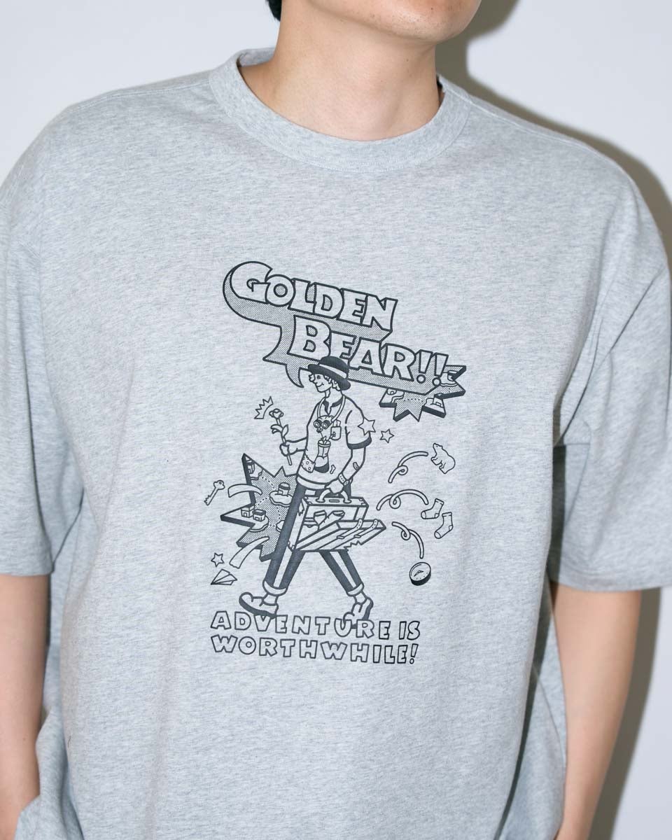 Golden BearプリントTシャツ/YUTAKA NOJIMAコラボレーション