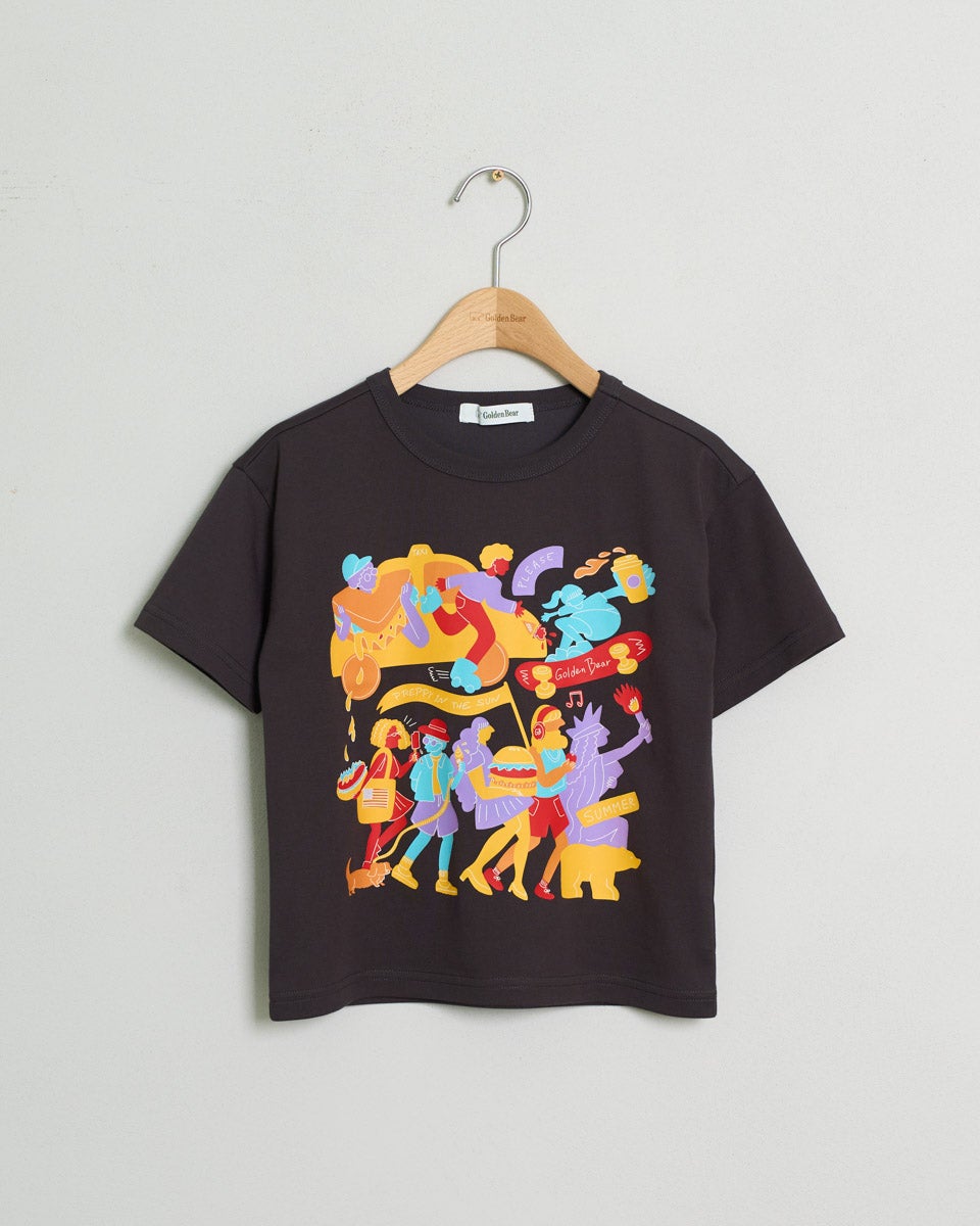 GoldenBear ゴールデンベア グラフィックTシャツ/ IORI KIKUCHI