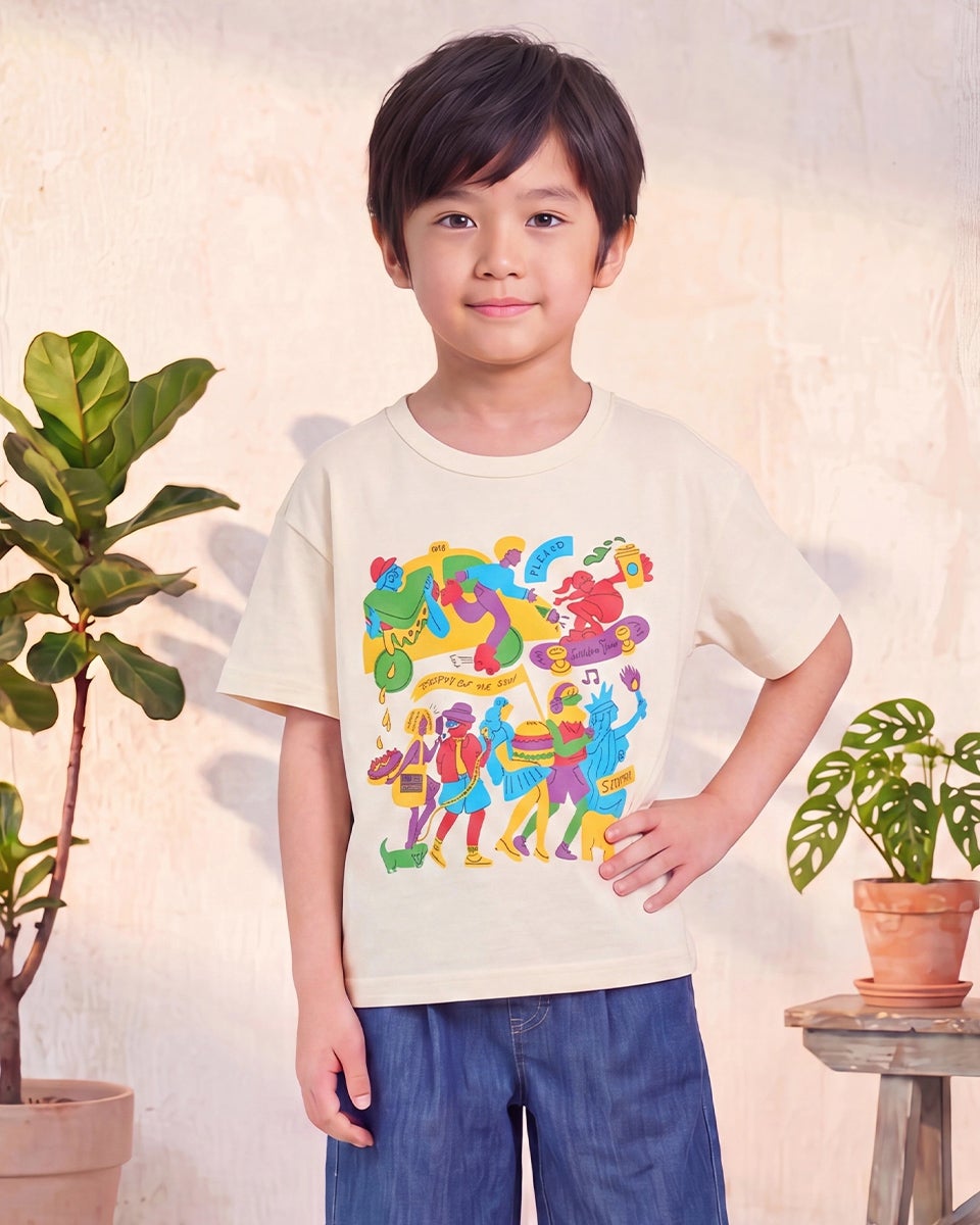 BOYS＆GIRLSベアグラフィックTシャツ/ IORI KIKUCHI | ゴールデンベア
