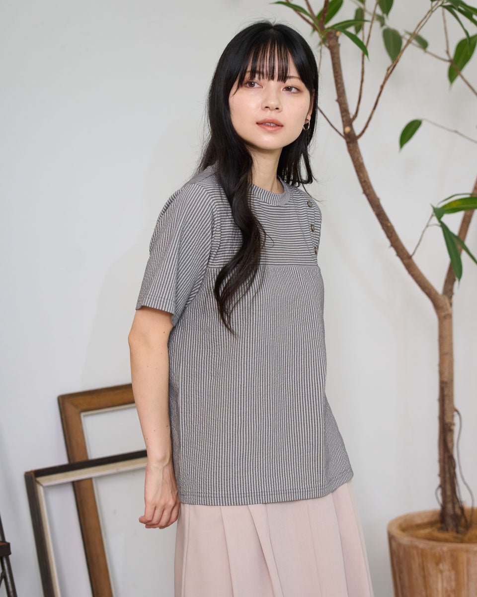 Golden Bear接触冷感シアサッカーTシャツ | ゴールデンベアストア