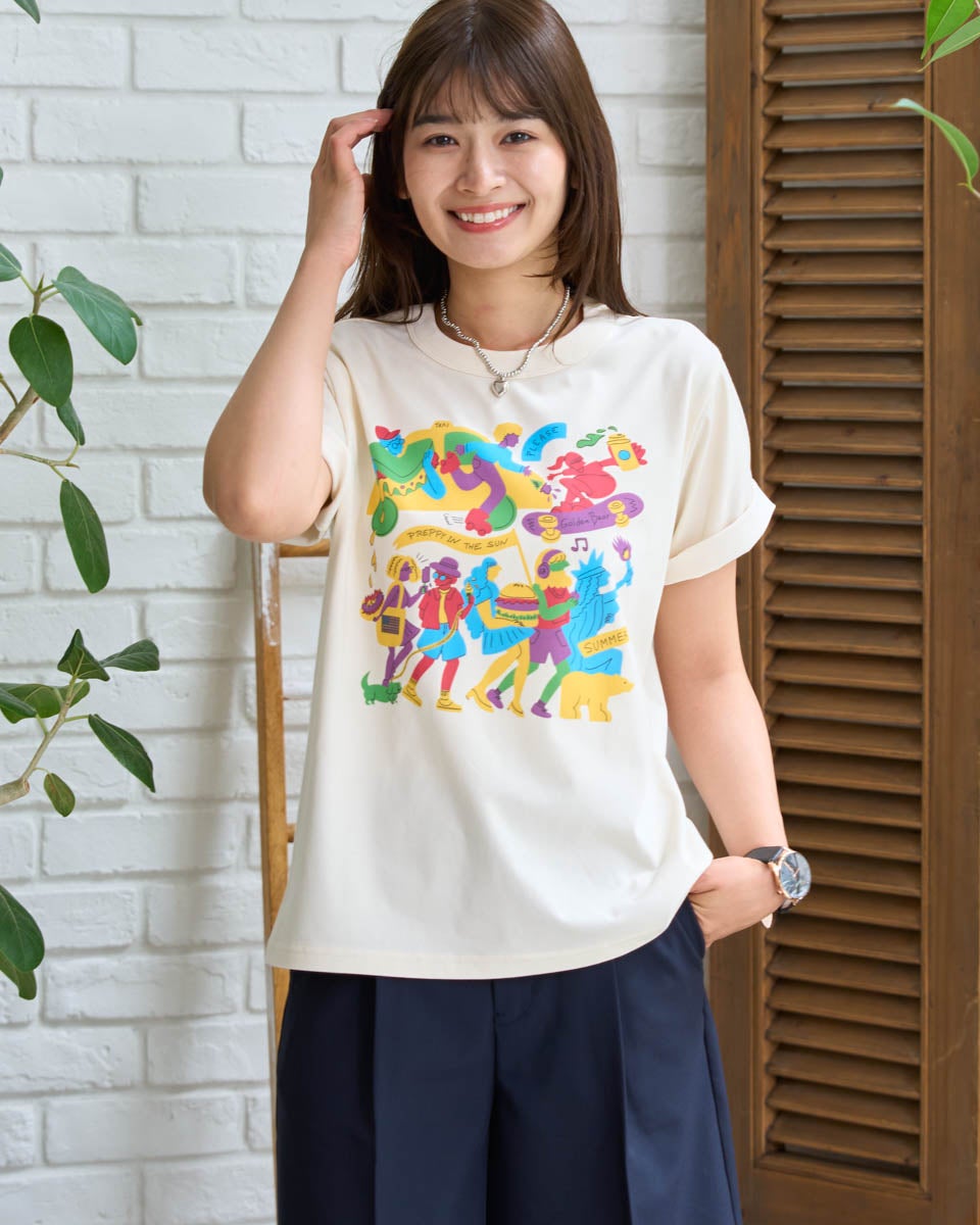 GoldenBear ゴールデンベア グラフィックTシャツ/ IORI KIKUCHI