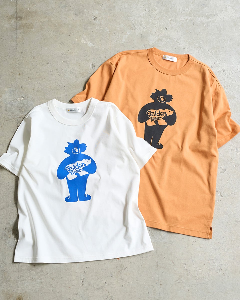 70s 80s LOGO 7 ナンバリング Tシャツ BEARS オレンジ XL Golden BearグラフィックTシャツ/オガワ ナツミ | ゴールデンベアストア