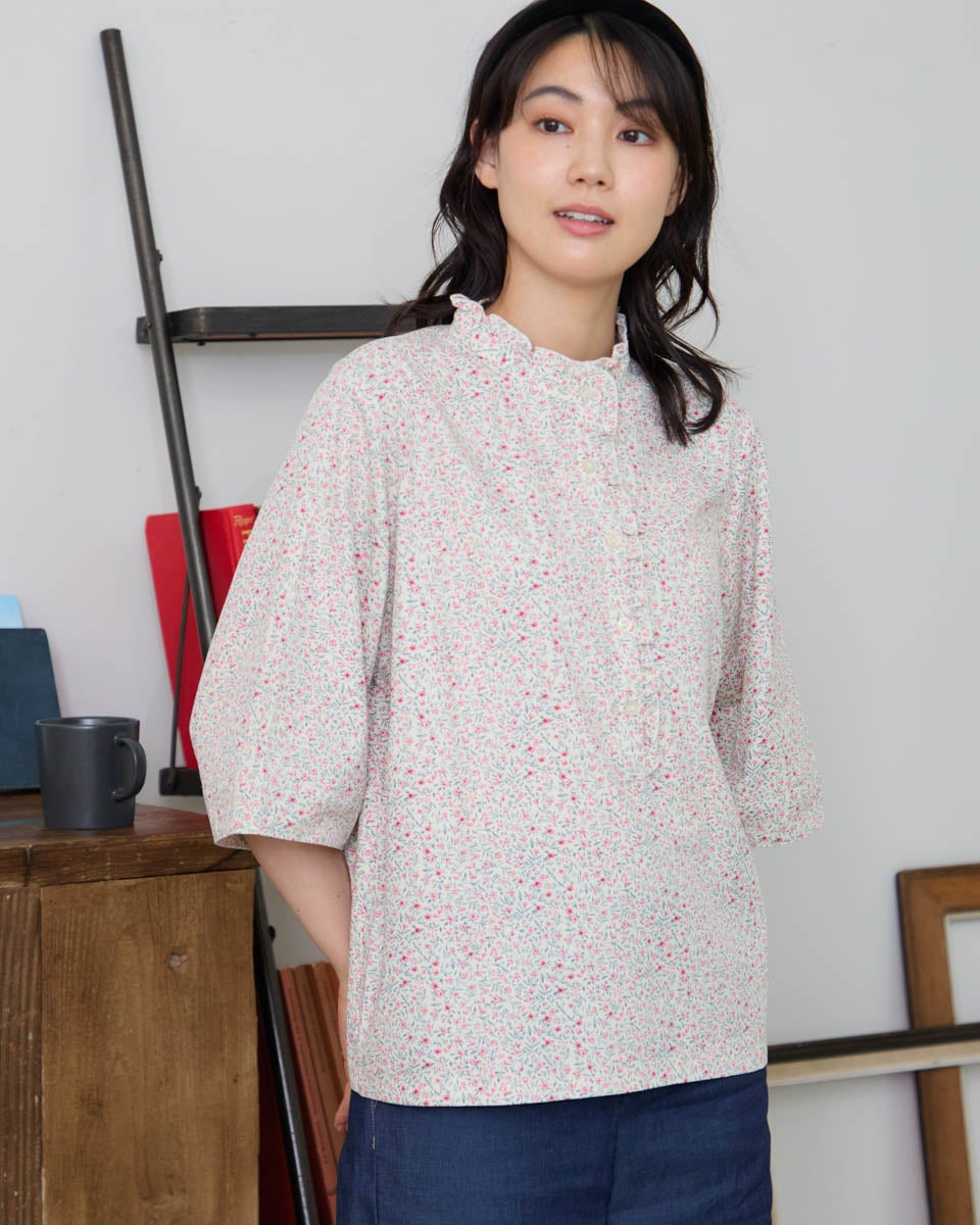 GoldenBear ゴールデンベア 小花プリントブラウス