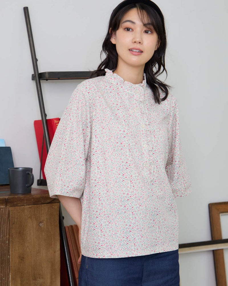 GoldenBear ゴールデンベア 小花プリントブラウス