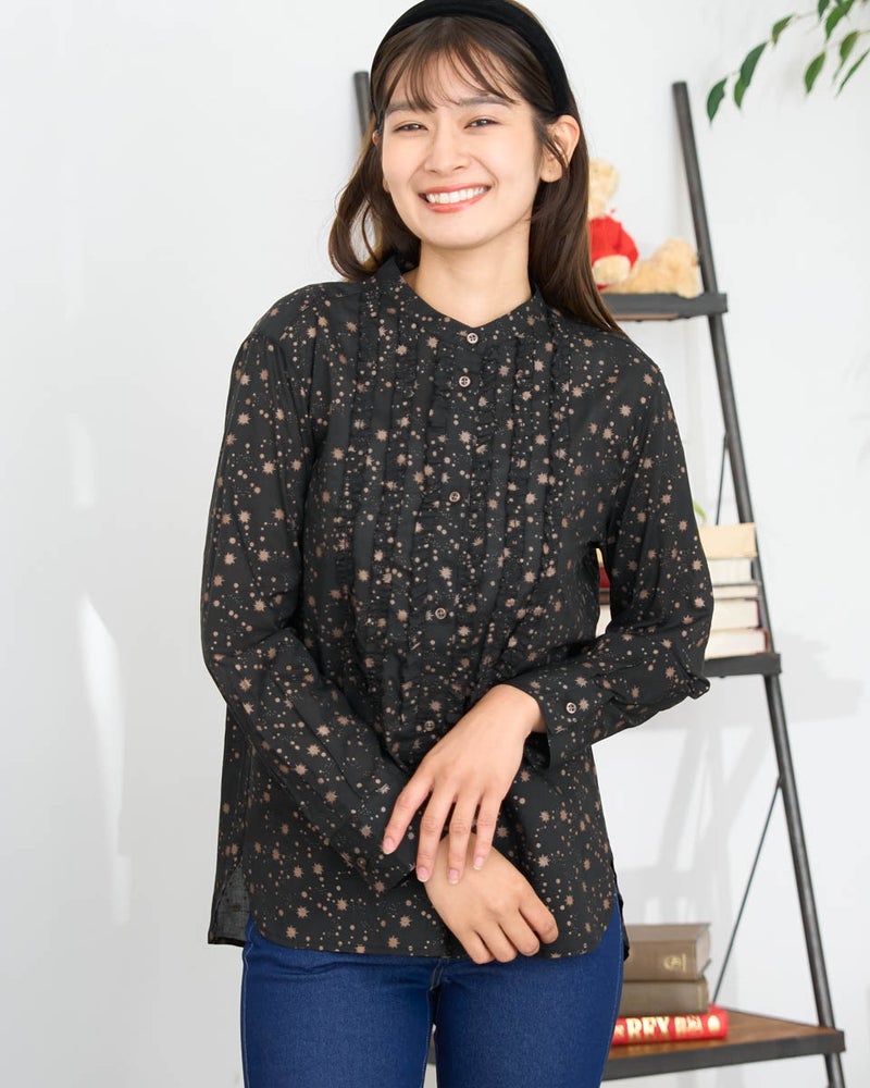GoldenBear ゴールデンベア グリッタープリントシャツ