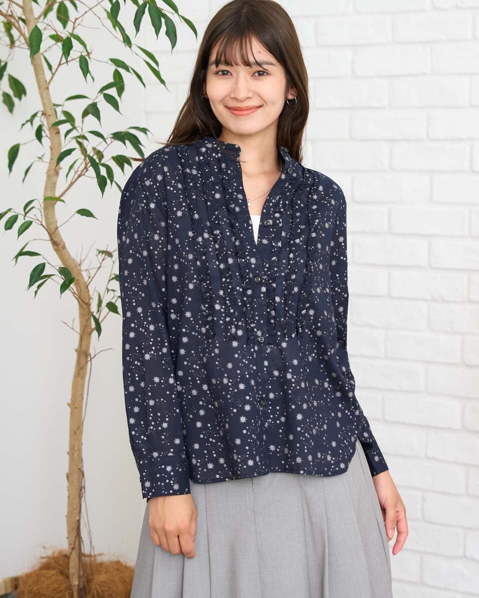 GoldenBear ゴールデンベア グリッタープリントシャツ