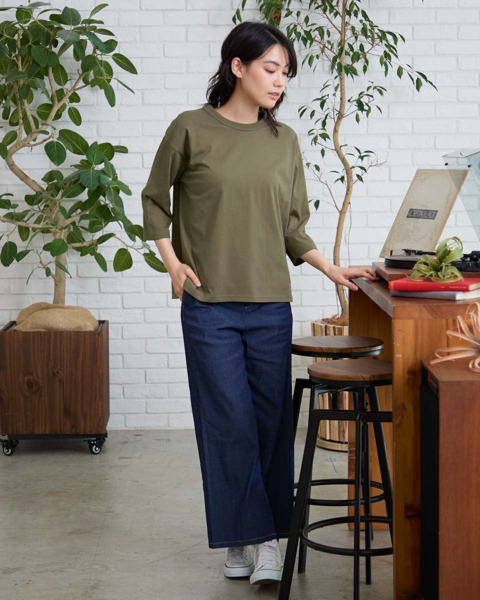 Golden BearGB天竺7分袖Tシャツ | ゴールデンベアストア