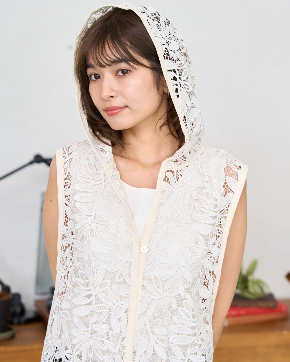 White Labelレースベスト | ゴールデンベアストア
