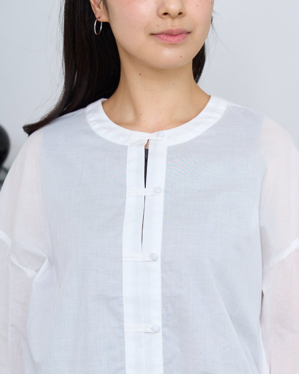 White Labelオーガニックコットンシアーシャツ | ゴールデンベアストア