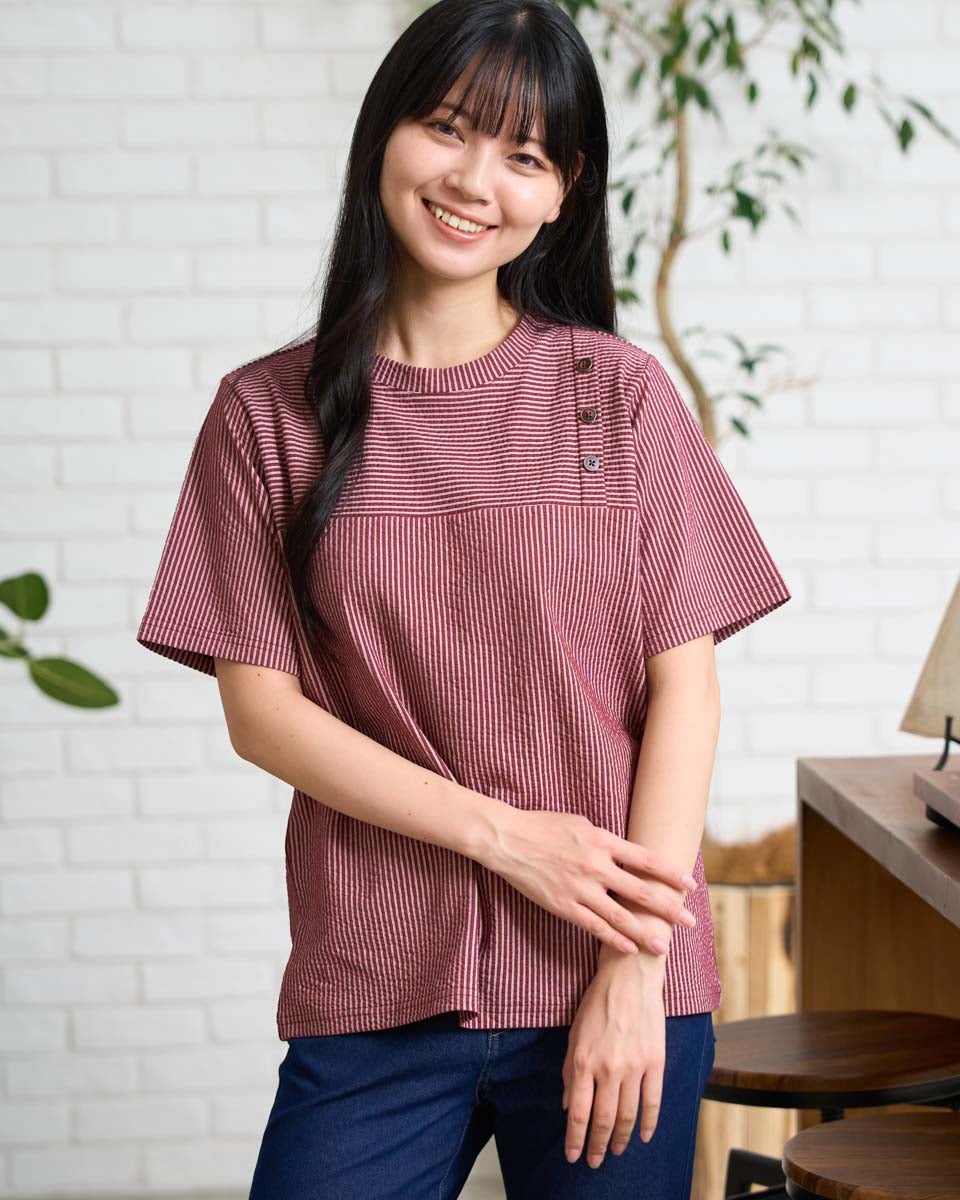 GoldenBear ゴールデンベア 接触冷感シアサッカーTシャツ