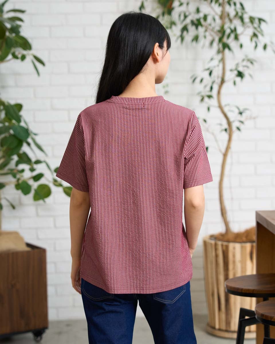 QUEEN SIZE接触冷感シアサッカーTシャツ | ゴールデンベアストア