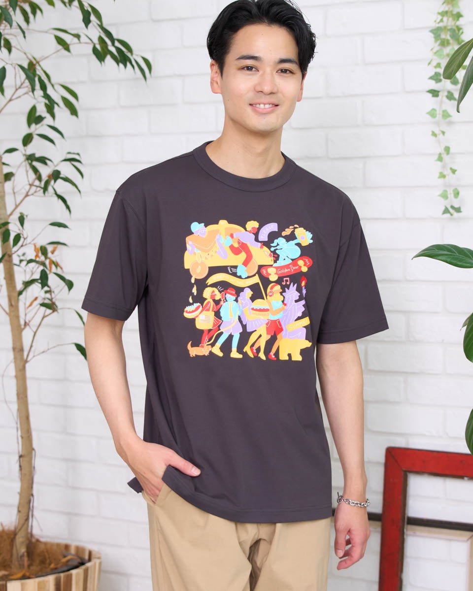 Golden BearベアグラフィックTシャツ/ IORI KIKUCHI | ゴールデンベア