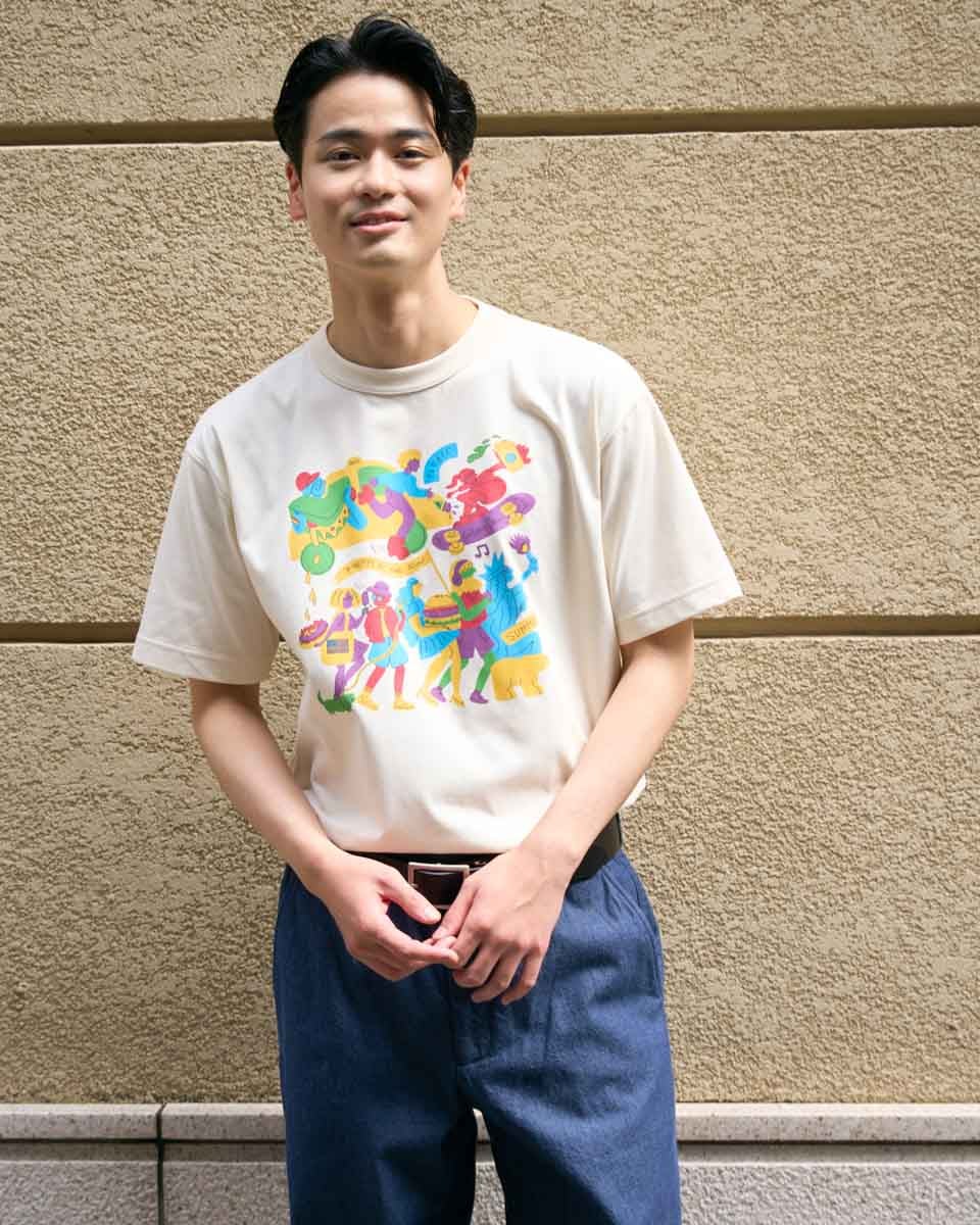 Golden BearベアグラフィックTシャツ/ IORI KIKUCHI | ゴールデンベア