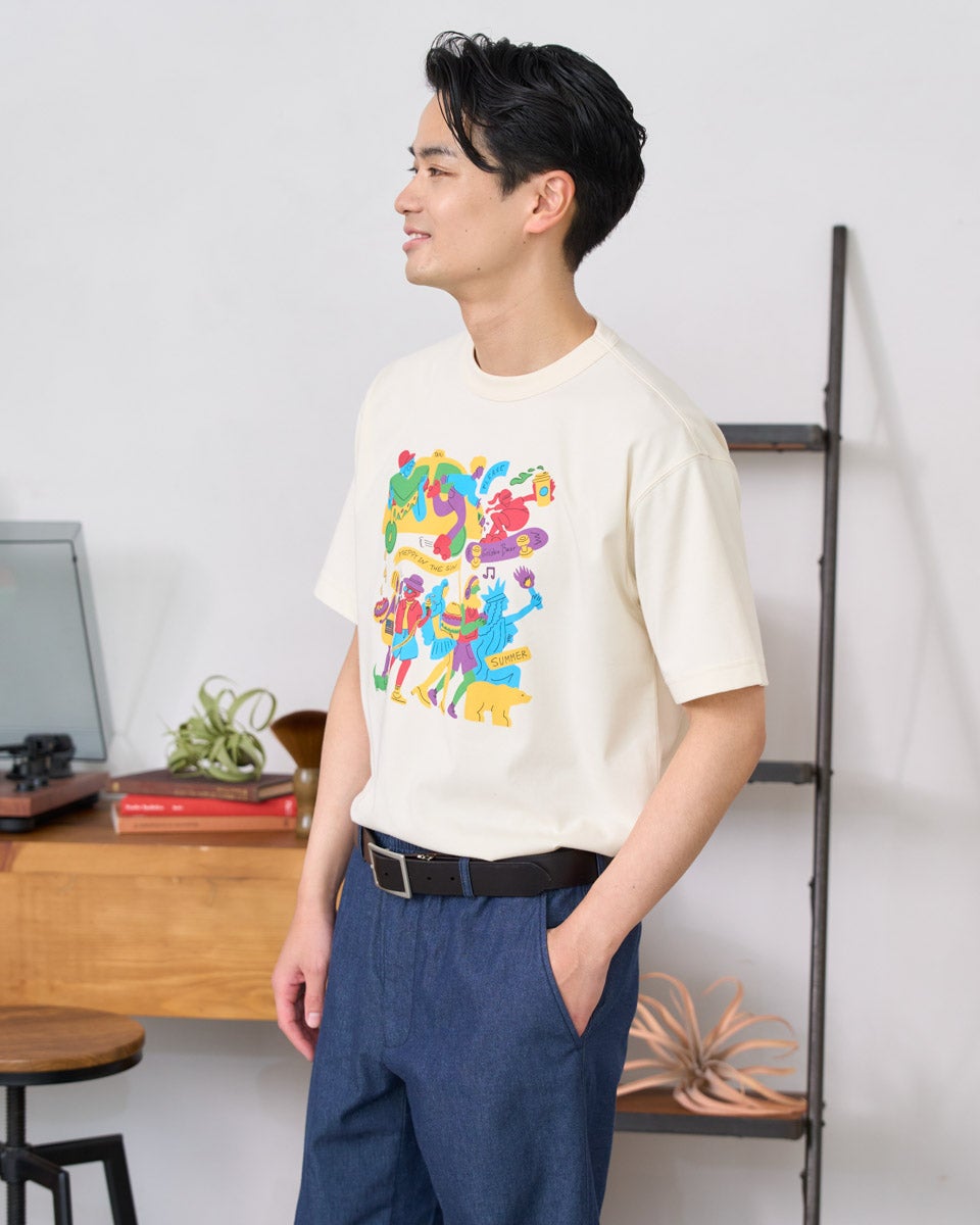 Golden BearベアグラフィックTシャツ/ IORI KIKUCHI | ゴールデンベア