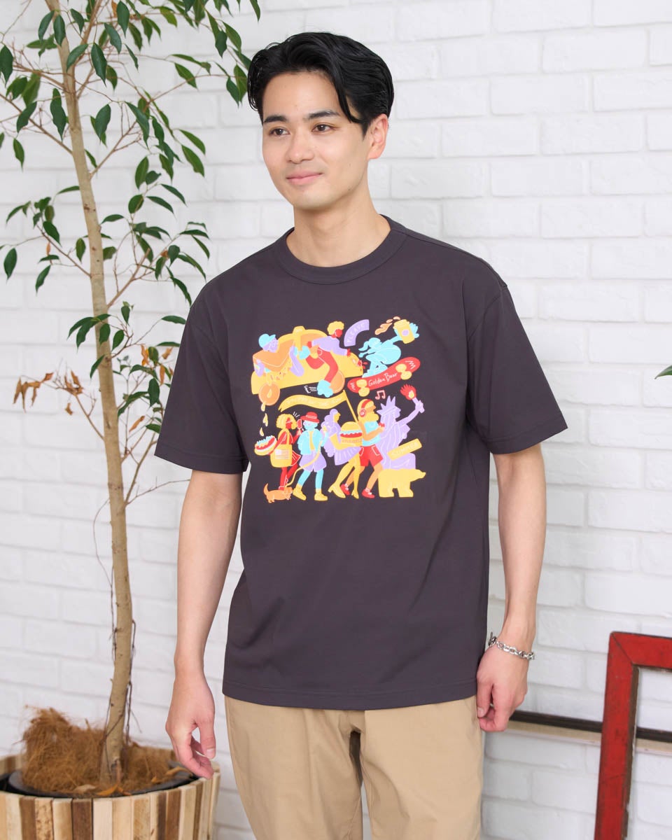 Golden BearベアグラフィックTシャツ/ IORI KIKUCHI | ゴールデンベア