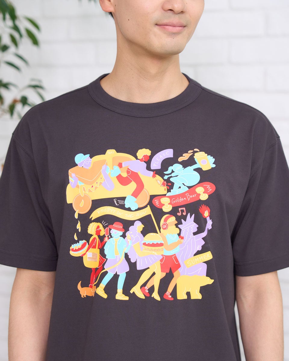 Golden BearベアグラフィックTシャツ/ IORI KIKUCHI | ゴールデンベア