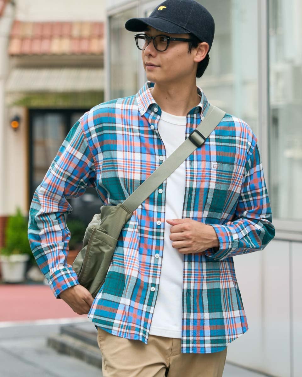  Golden Bear　ゴールデンベア　チェックシャツ