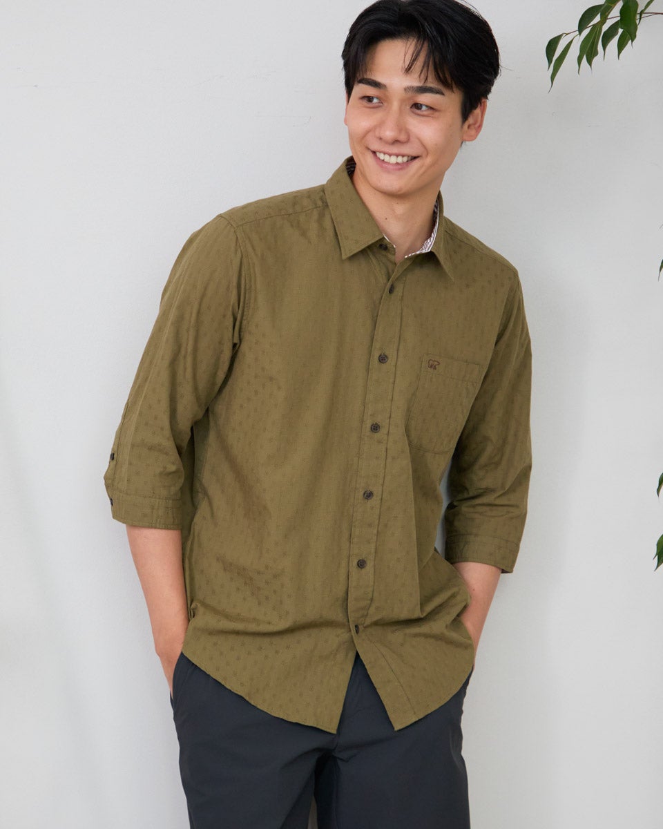 Golden Bear　ゴールデンベア　七分袖シャツ