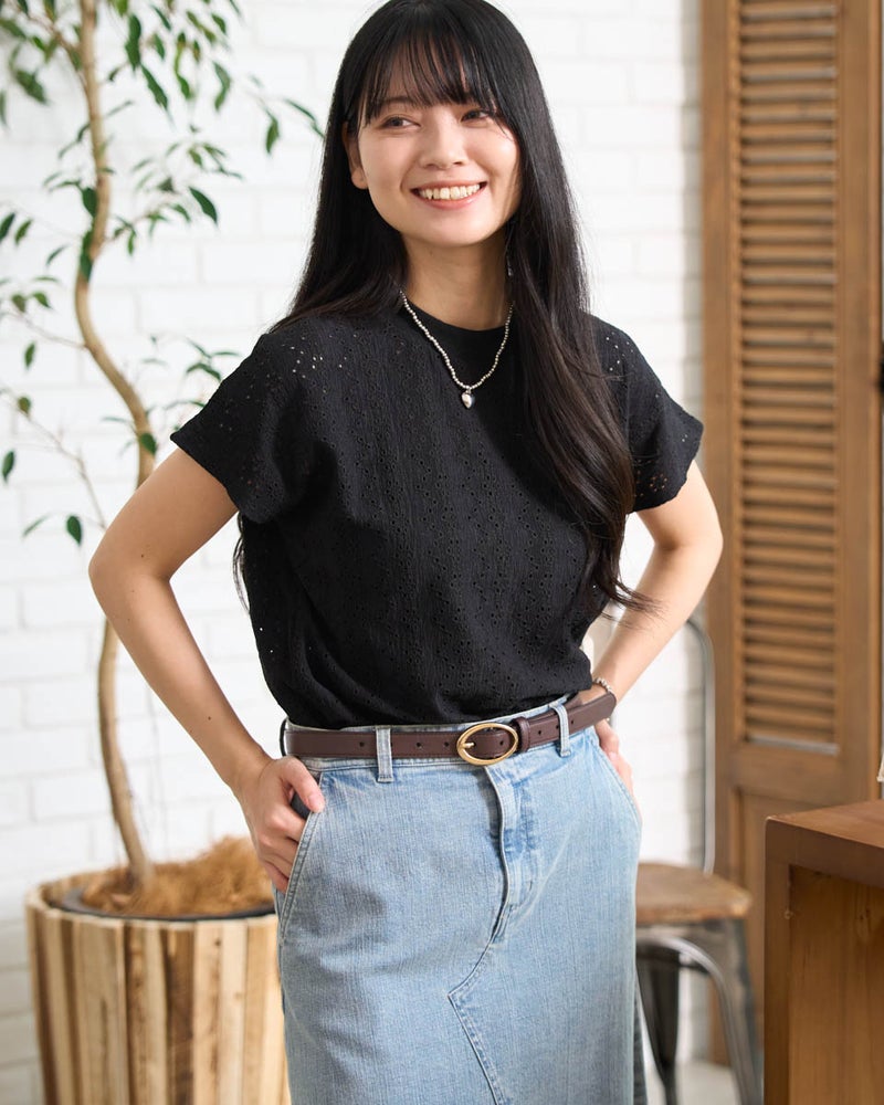 GoldenBear ゴールデンベア レースジャカードTシャツ