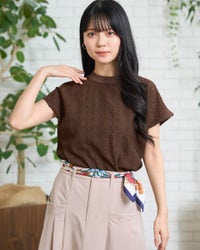 GoldenBear ゴールデンベア レースジャカードTシャツ
