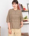 GoldenBear ゴールデンベア チェックブラウス