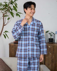 Golden Bear ホームウェア　Home Wearサッカーチェックテーラードパジャマ
