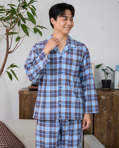 Golden Bear ホームウェア　Home Wearサッカーチェックテーラードパジャマ