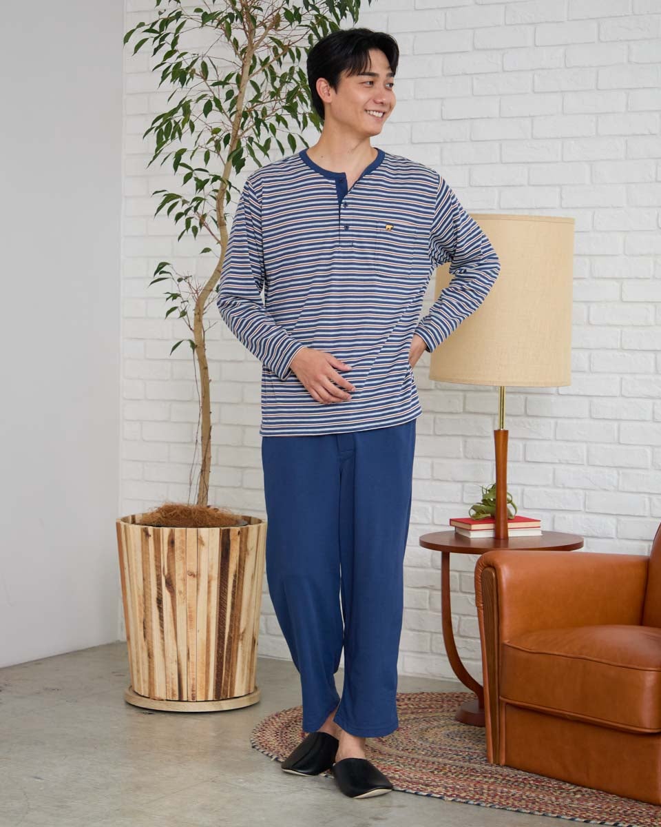 Golden Bear　ゴールデンベア　Home Wear天竺ボーダーパジャマ
