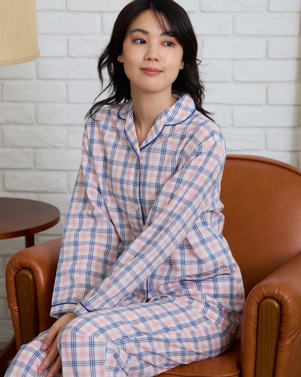 Golden BearゴールデンベアHome Wearサッカーチェックパジャマ