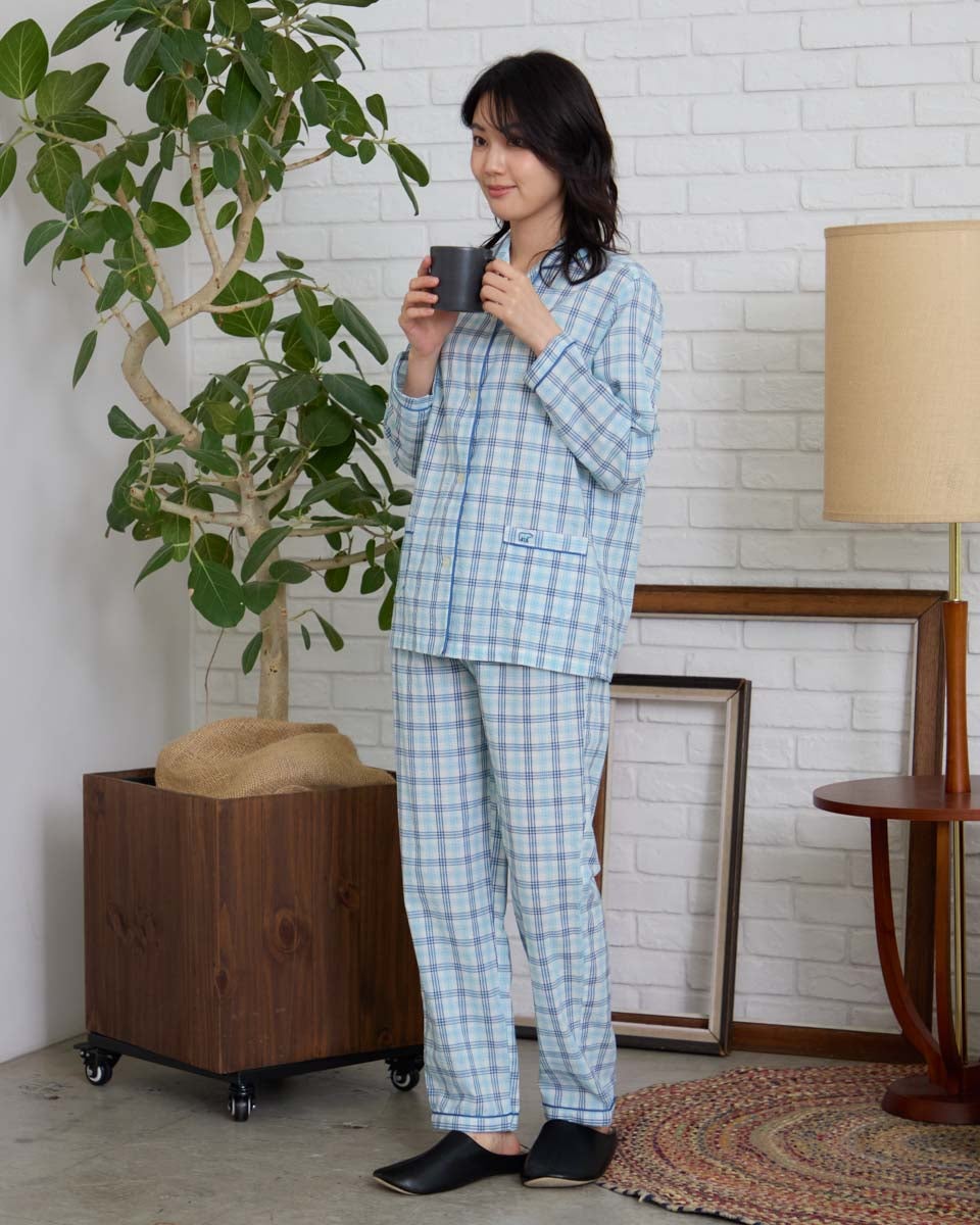 Golden BearゴールデンベアHome Wearサッカーチェックパジャマ