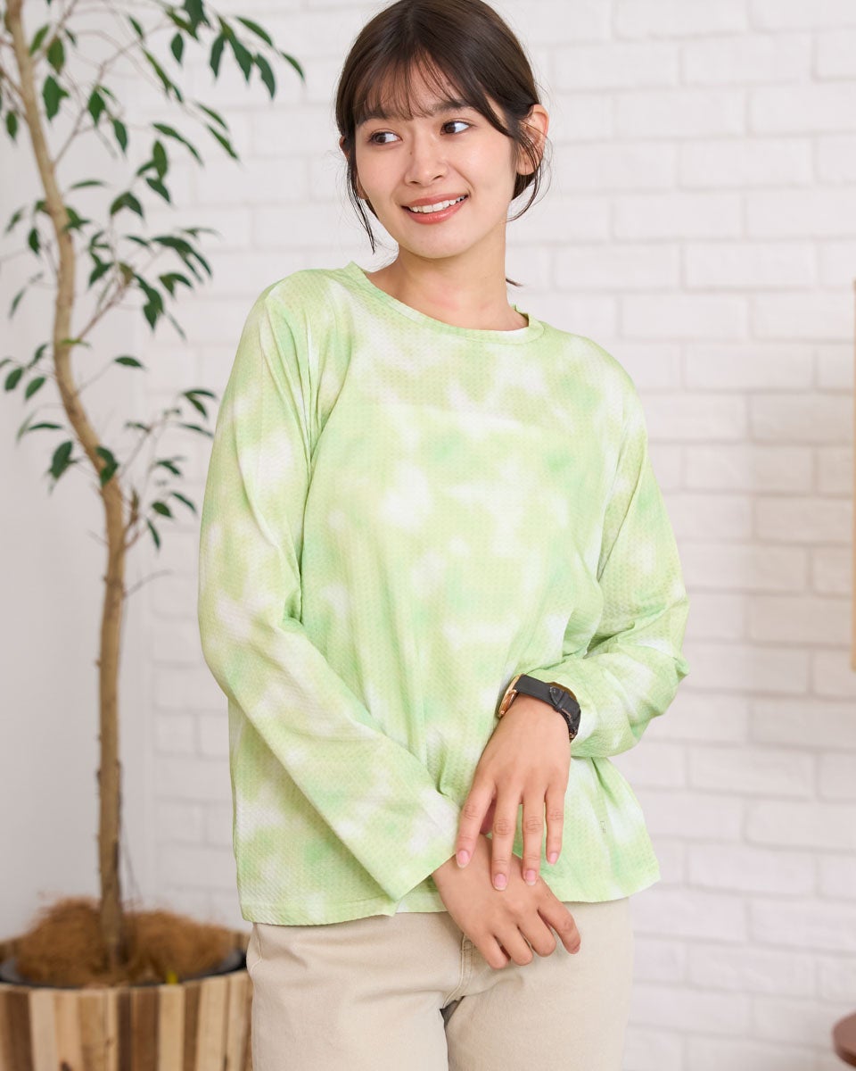 GoldenBear ゴールデンベア むら染ジャカード長袖Tシャツ