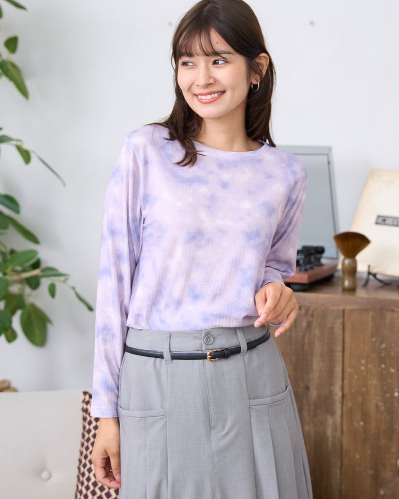 GoldenBear ゴールデンベア むら染ジャカード長袖Tシャツ